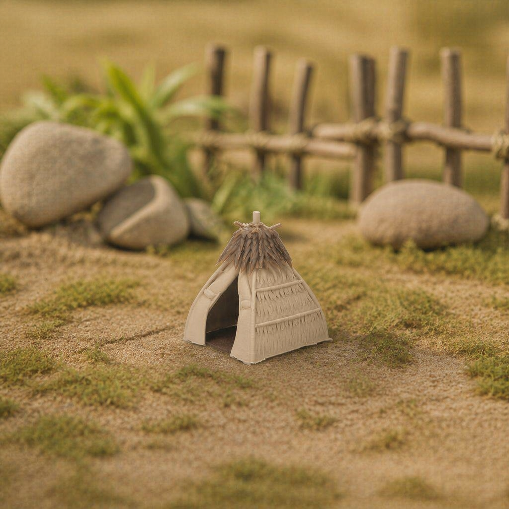 RHF0403 Wilderness Island Survival Series Ornaments Desktop Ornaments Creative DIY Cottage Furniture Dollhouse Accessories Miniature Home Mini Models Dollhouse Accessories Outdoor Scenes