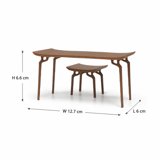 RHF0462D Flying Eaves New Chinese-Style Tables and Chairs Mi – LCD 3D printed resin model kit, image 1