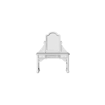 MRY-SFW LYTS535 3D Printed Chinese Classical Furniture Set, Unpainted White Resin, Miniature Dollhouse Diorama Accessories