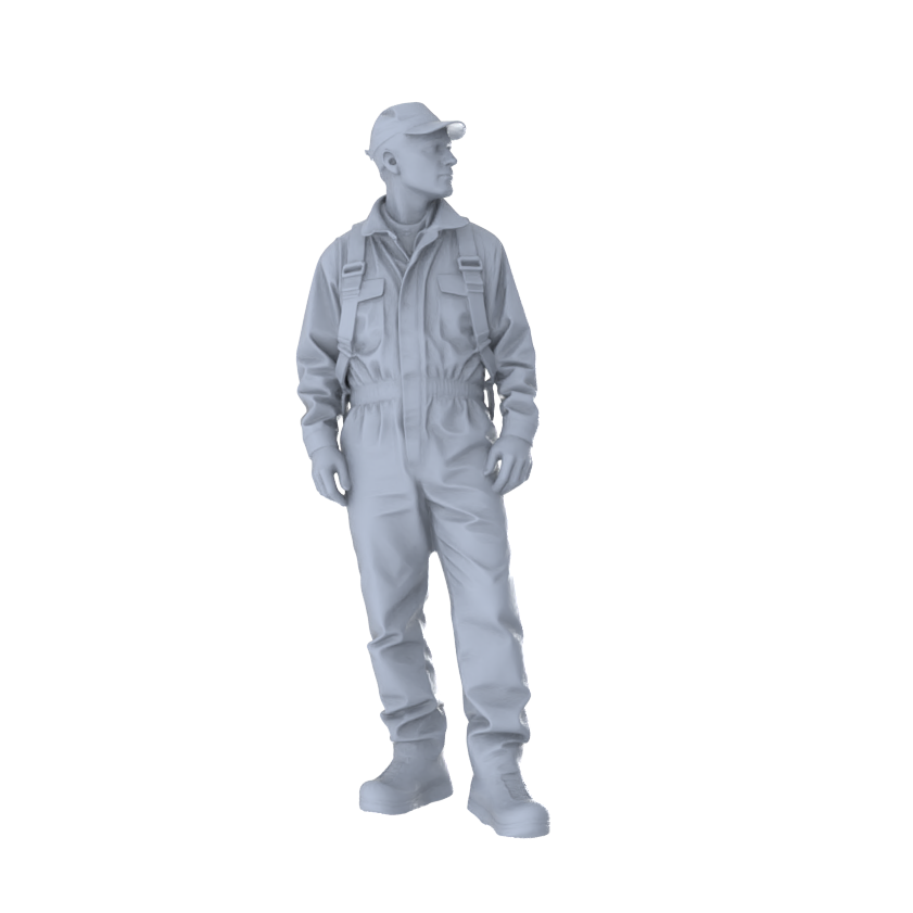 MRY-SFW LYTR564 Modern Casual Workwear People Pose Group of 6 Miniature Car Diorama Figures Scene Props Accessories Resin