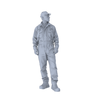 MRY-SFW LYTR564 Modern Casual Workwear People Pose Group of 6 Miniature Car Diorama Figures Scene Props Accessories Resin