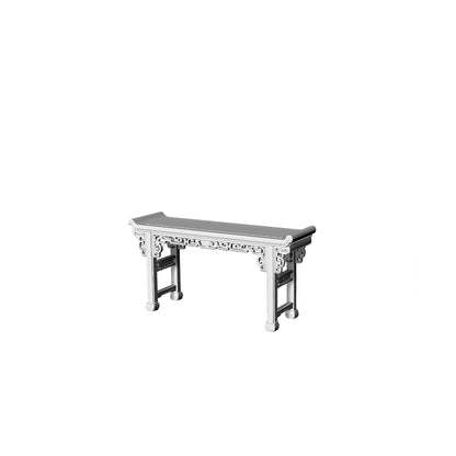 MRY-SFW LYTS525 3D Printed Chinese Classical Furniture Set, Unpainted White Resin, Miniature Diorama Dollhouse Accessories