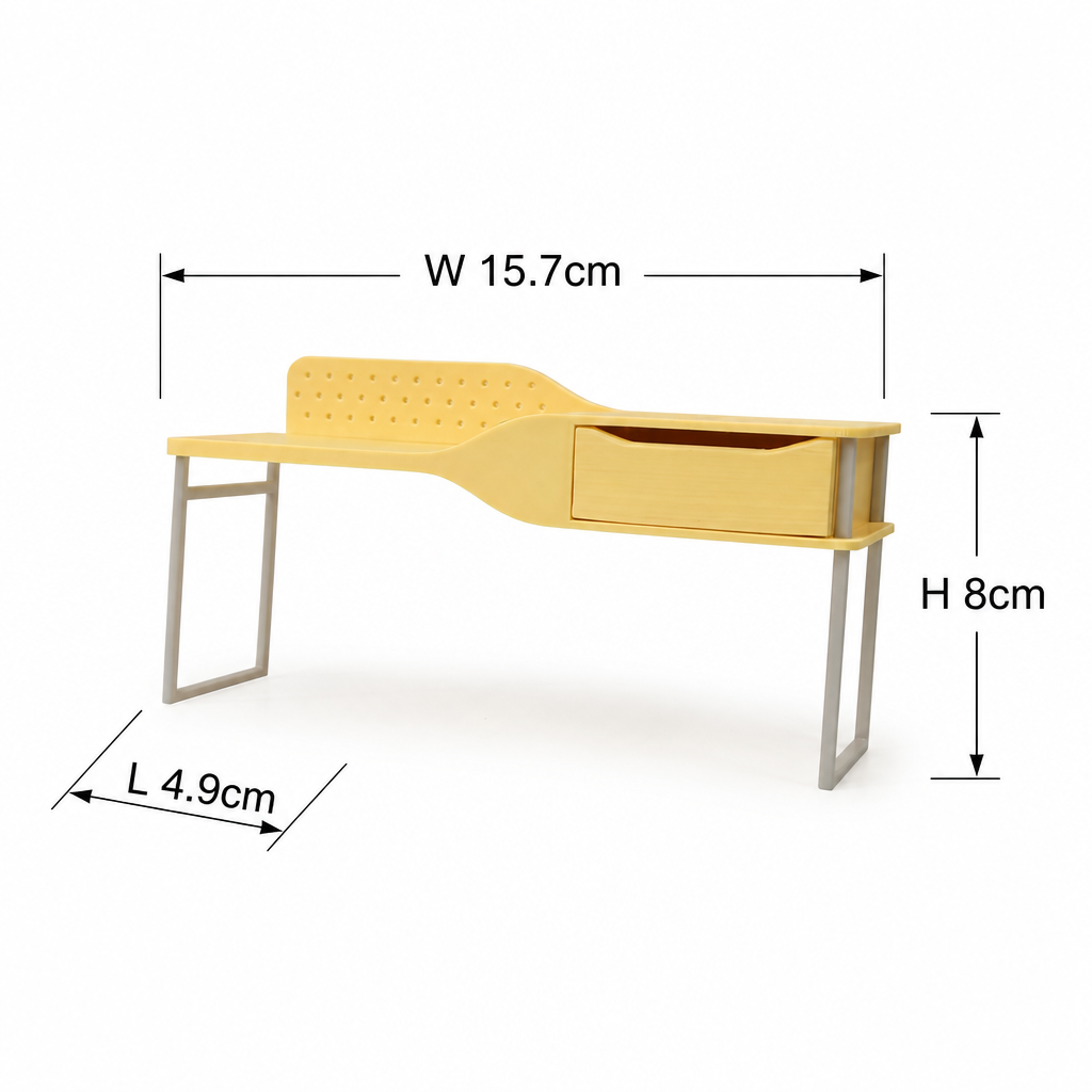 RHF0533 Shimmering Waves Furniture Set Desktop ornaments dollhouse furniture mini study room scene furniture macaron-colored furniture wavy furniture miniature original design furniture