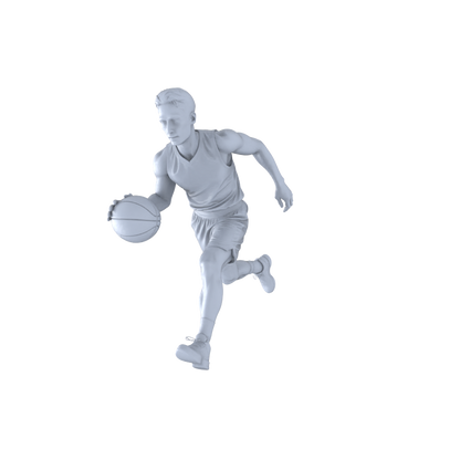 MRY-SFW LYTR550 Modern Court Basketball Players Pose Group of 5 Miniature Car Diorama Figures Scene Props Accessories Resin