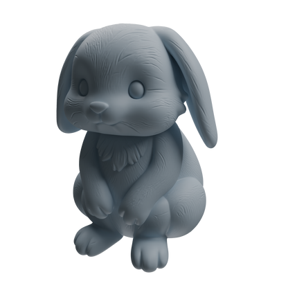 MRY-SFW LYTR1047 Cartoon Rabbit Animal Modern Model 4 pcs