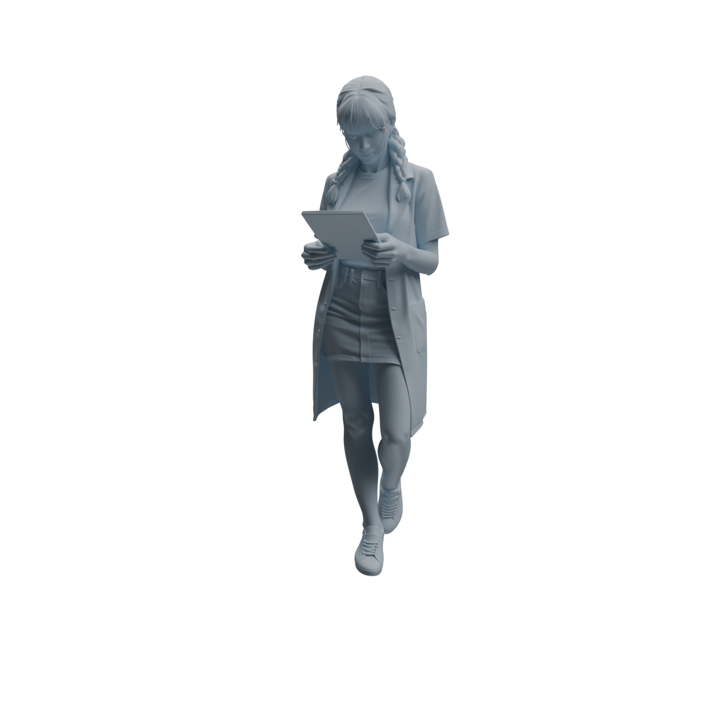 MRY-SFW LYTR1006 Female Doctor in Clinic Scene Character Modern Model 4 pcs