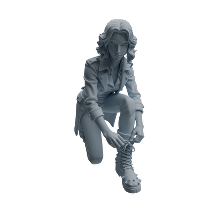 MRY-SFW LYTR1096 Female Pirate Character Modern Model 4 pcs