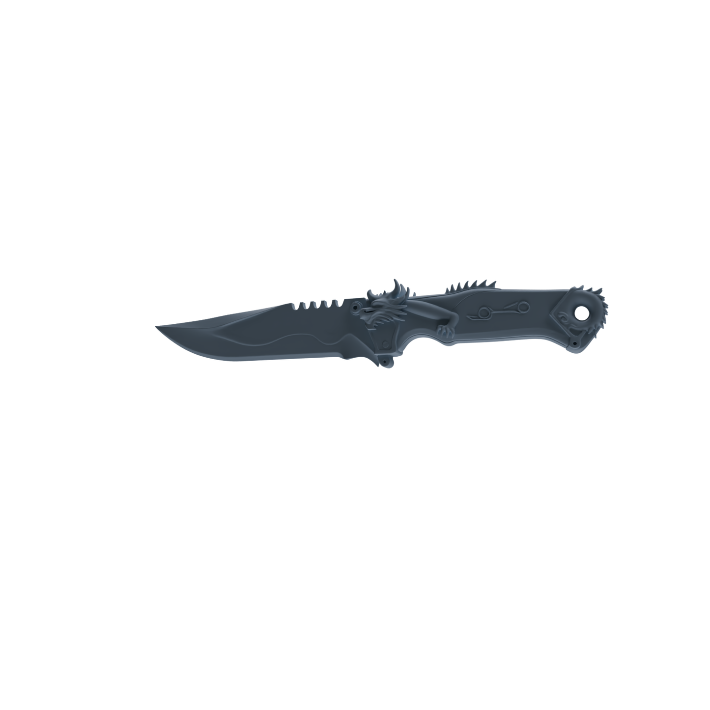 MRY-SFW LYGS401 Dragon Pattern Tactical Knife Weapon Modern Model 5 pcs