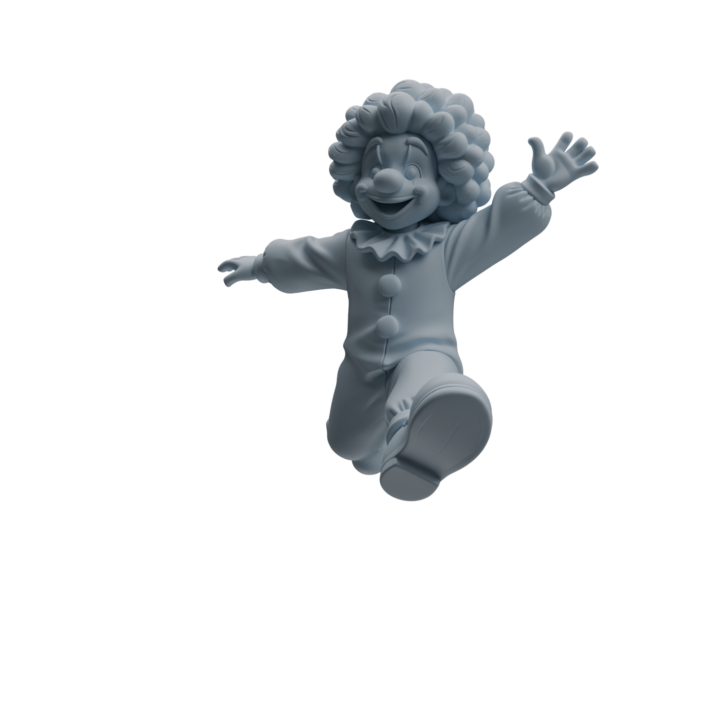MRY-SFW LYTR1055 Carnival Clown Style Character Modern Model 4 pcs