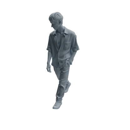 MRY-SFW LYTR990 Streetwear Style Man Character Modern Model 4 pcs