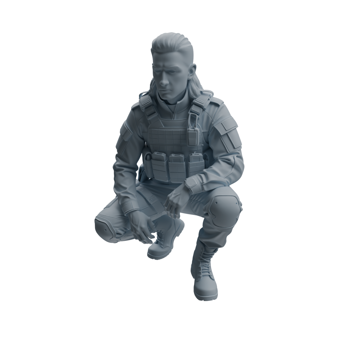 MRY-SFW LYTR952 Tactical Gear Man Character Modern Model 4 pcs