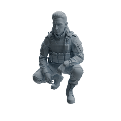 MRY-SFW LYTR952 Tactical Gear Man Character Modern Model 4 pcs