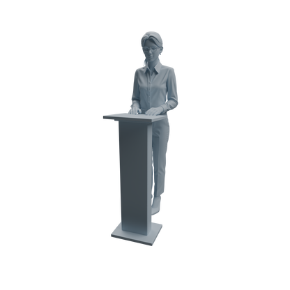 MRY-SFW LYTR961 Podium Teaching Teacher Character Modern Model 4 pcs