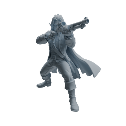 MRY-SFW LYTR1097 Combat Pose Pirate Character Modern Model 4 pcs