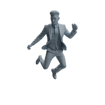 MRY-SFW LYTR926 Nightclub Style Man Character Modern Model 4 pcs