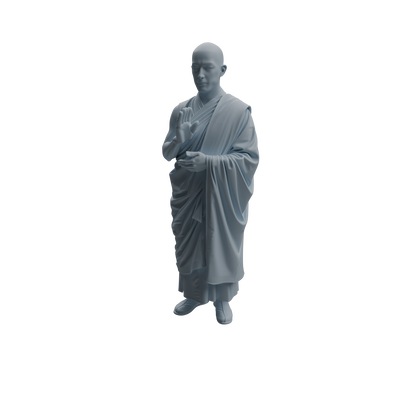 MRY-SFW LYTR1085 Martial Monk with Ritual Tools Character Modern Model 4 pcs