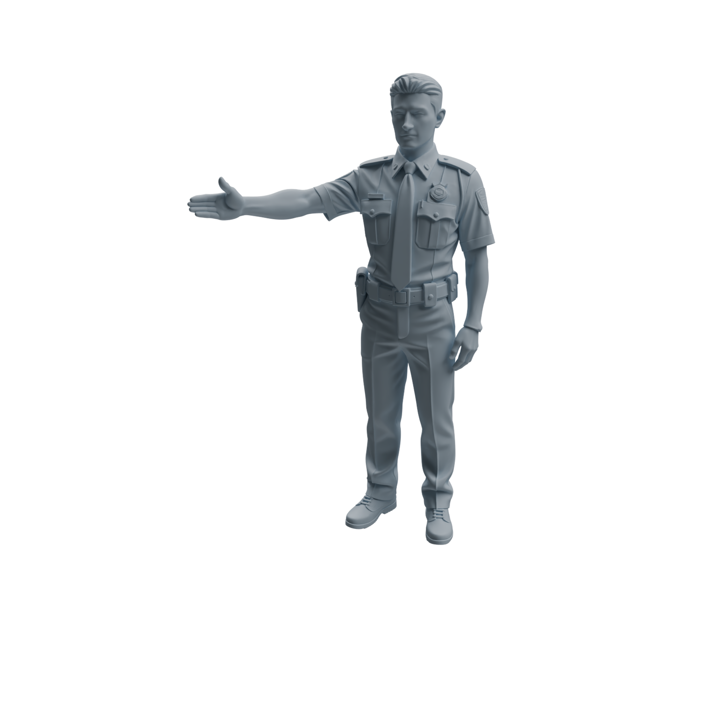 MRY-SFW LYTR959 Multi-Scenario Male Police Officer Character Modern Model 4 pcs