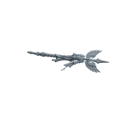 MRY-SFW LYGS409  Winged Decorative Spear Weapon Modern Model 4 pcs
