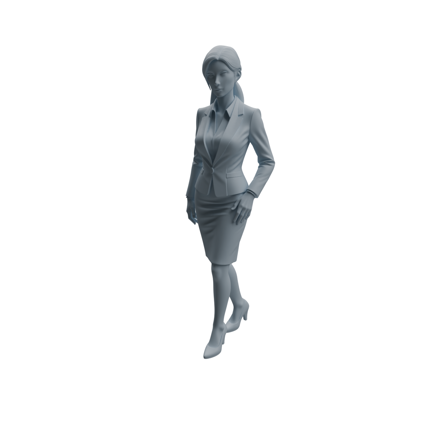 MRY-SFW LYTR974 Office-Scenario Professional Woman Character Modern Model 4 pcs