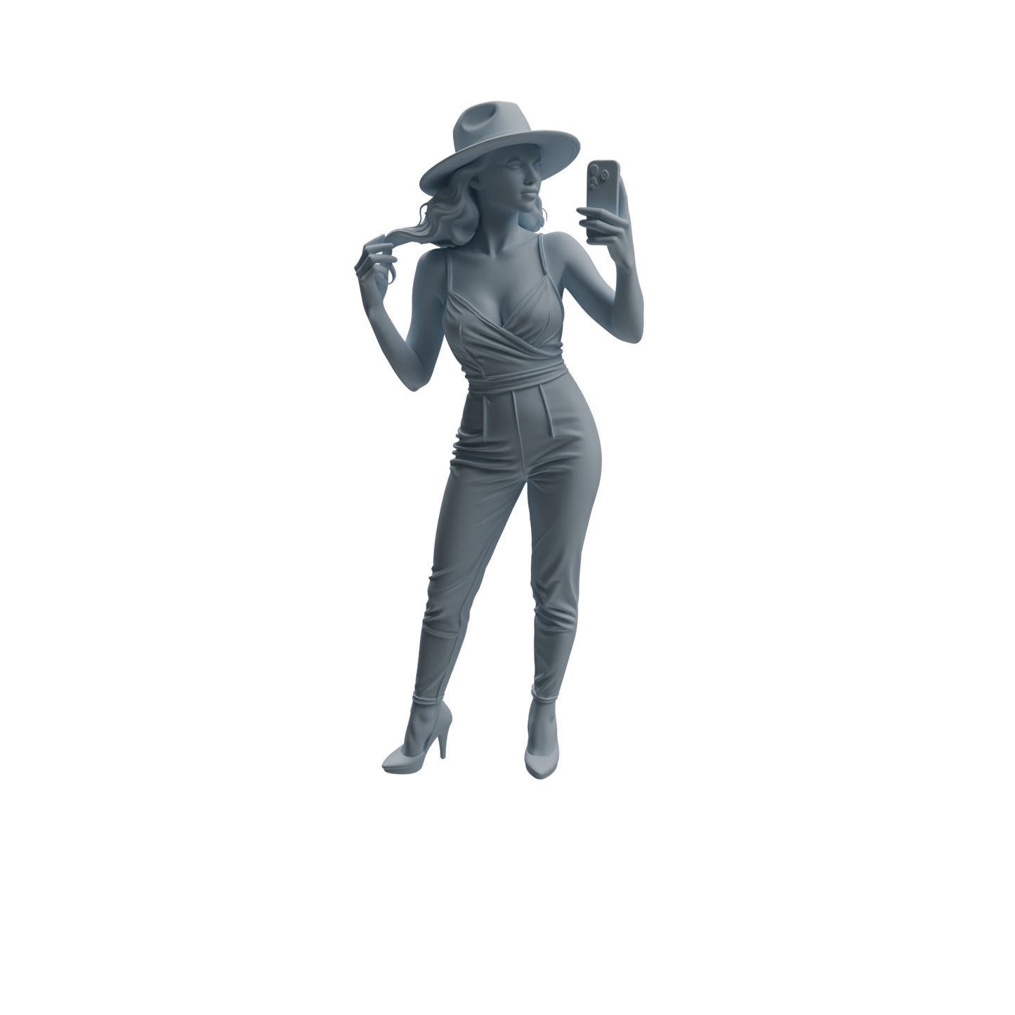 MRY-SFW LYTR942 Selfie Woman Character Modern Model 4 pcs