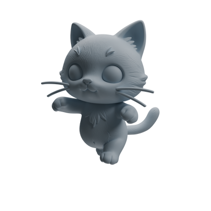 MRY-SFW LYTR1048 Cartoon Bear & Cat Animal Modern Model 4 pcs