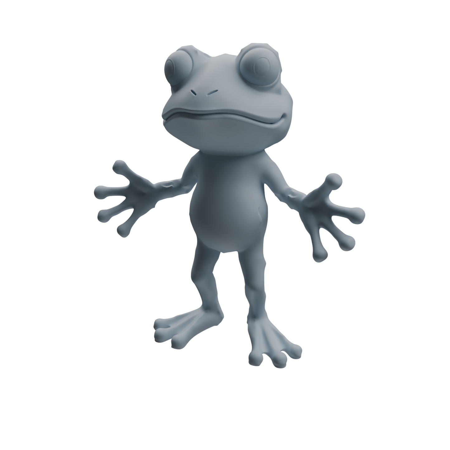 MRY-SFW LYTR1052 Cartoon Frog Animal Modern Model 4 pcs