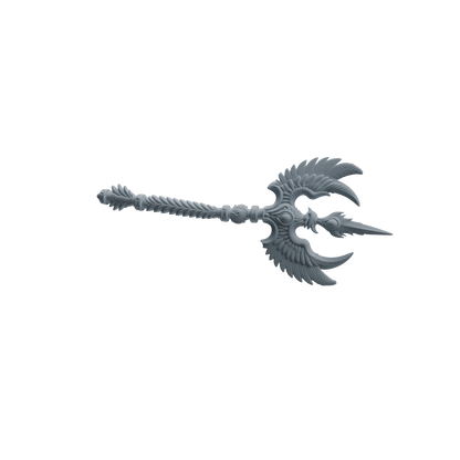 MRY-SFW LYGS432 Mysterious Pattern Crescent Battle Weapon Modern Model 4 pcs