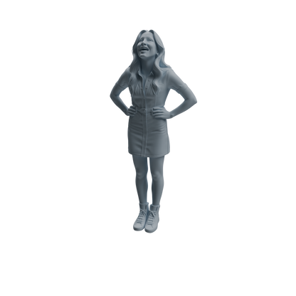 MRY-SFW LYTR1042 Joyful Interactive Female Character Modern Model 4 pcs