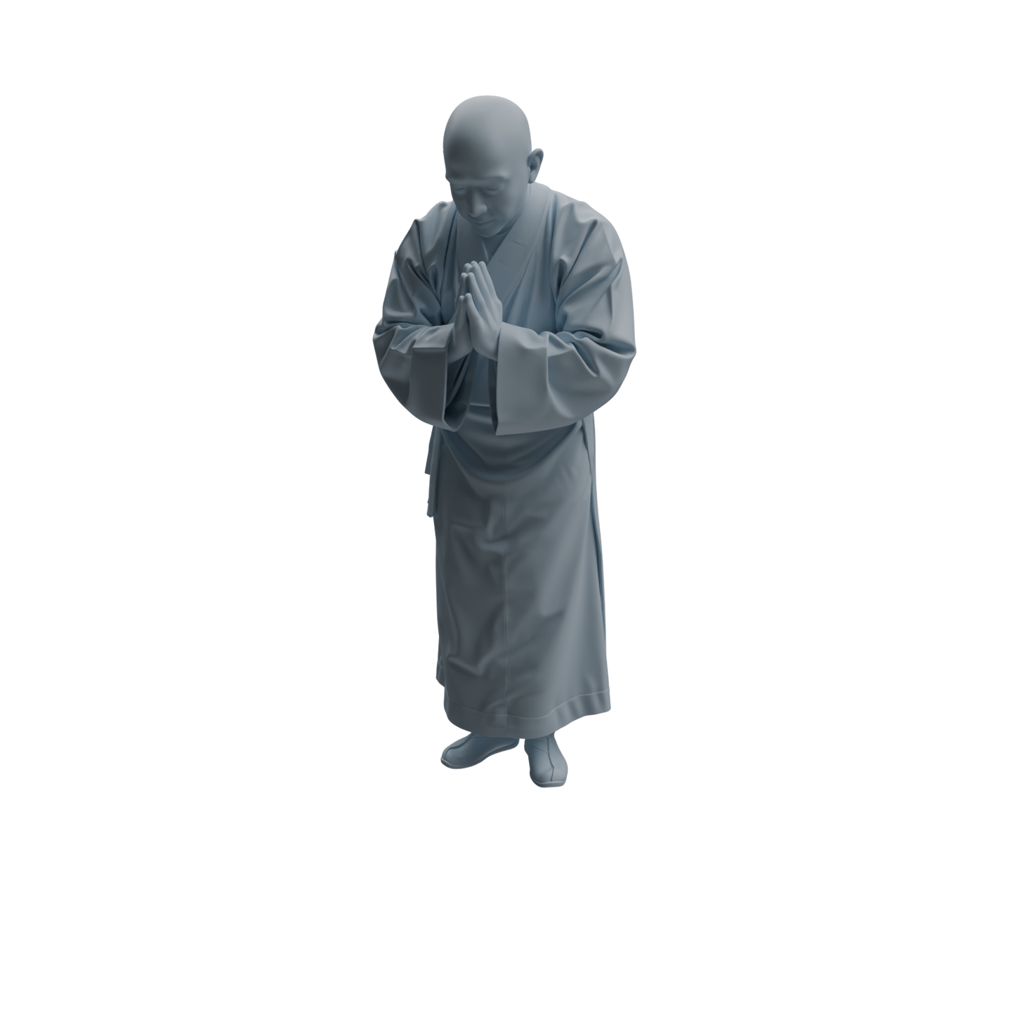 MRY-SFW LYTR1081 Buddha-worshipping Monk Character Modern Model 4 pcs