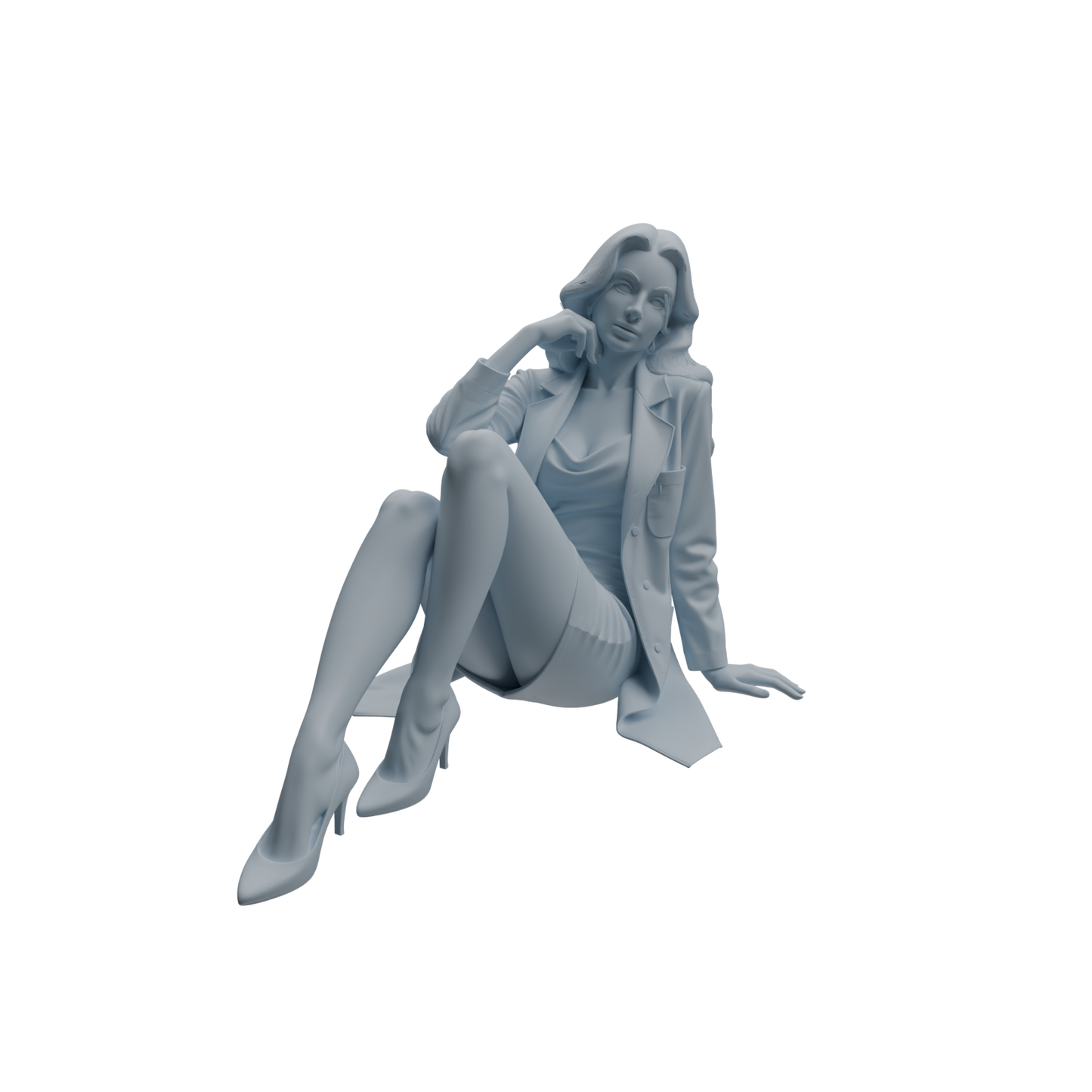MRY-SFW LYTR1000 Female Doctor Character Model Modern 4 pcs