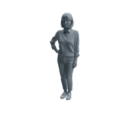 MRY-SFW LYTR971 Lesson-Preparing Teacher Character Modern Model 4 pcs