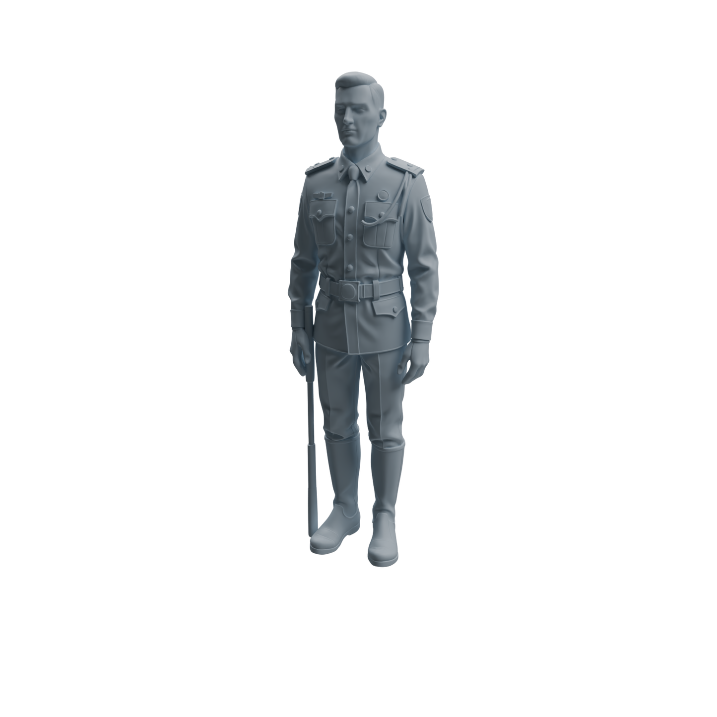 MRY-SFW LYTR947 Military Officer Man Character Modern Model 4 pcs