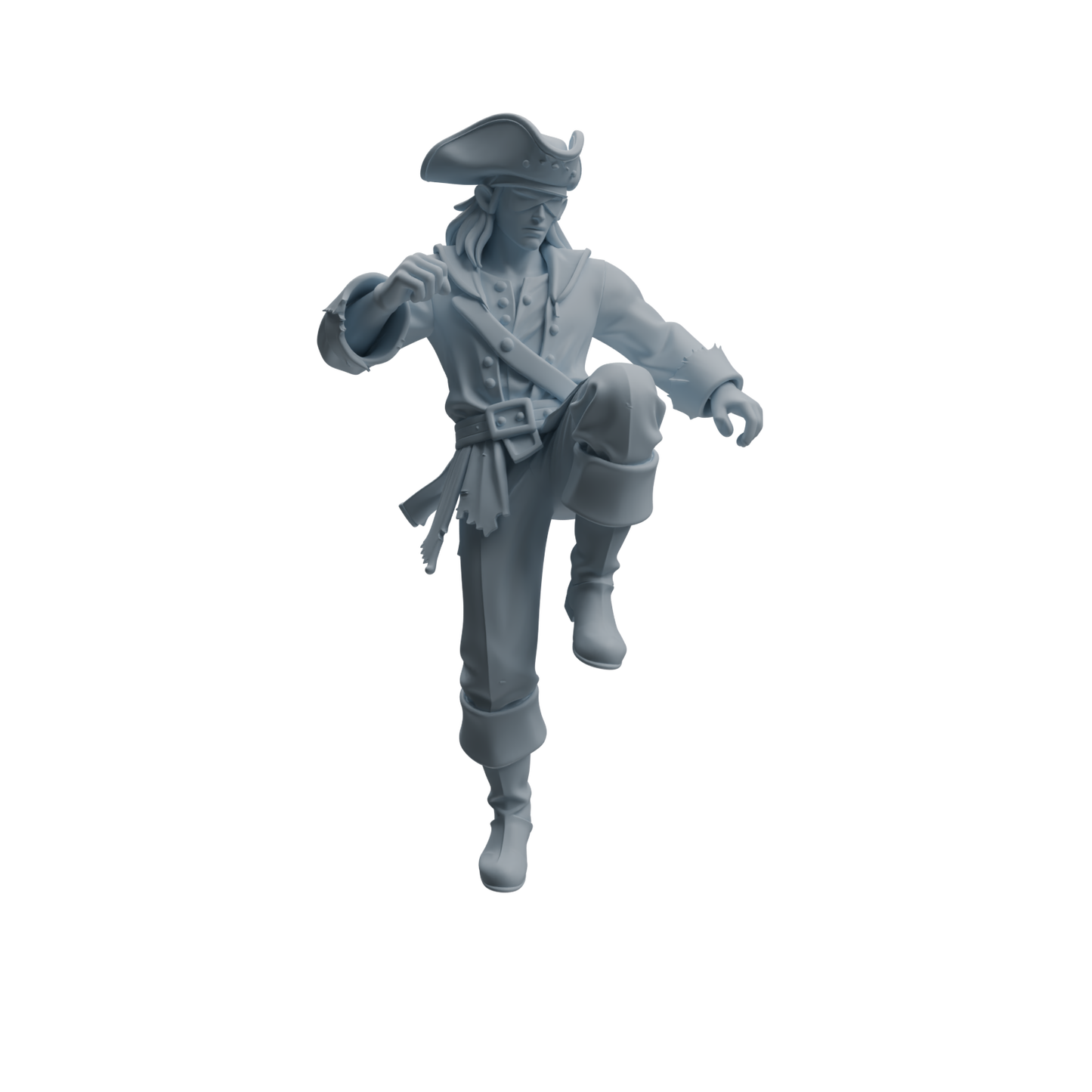 MRY-SFW LYTR1098 Axe-wielding Pirate Character Modern Model 4 pcs