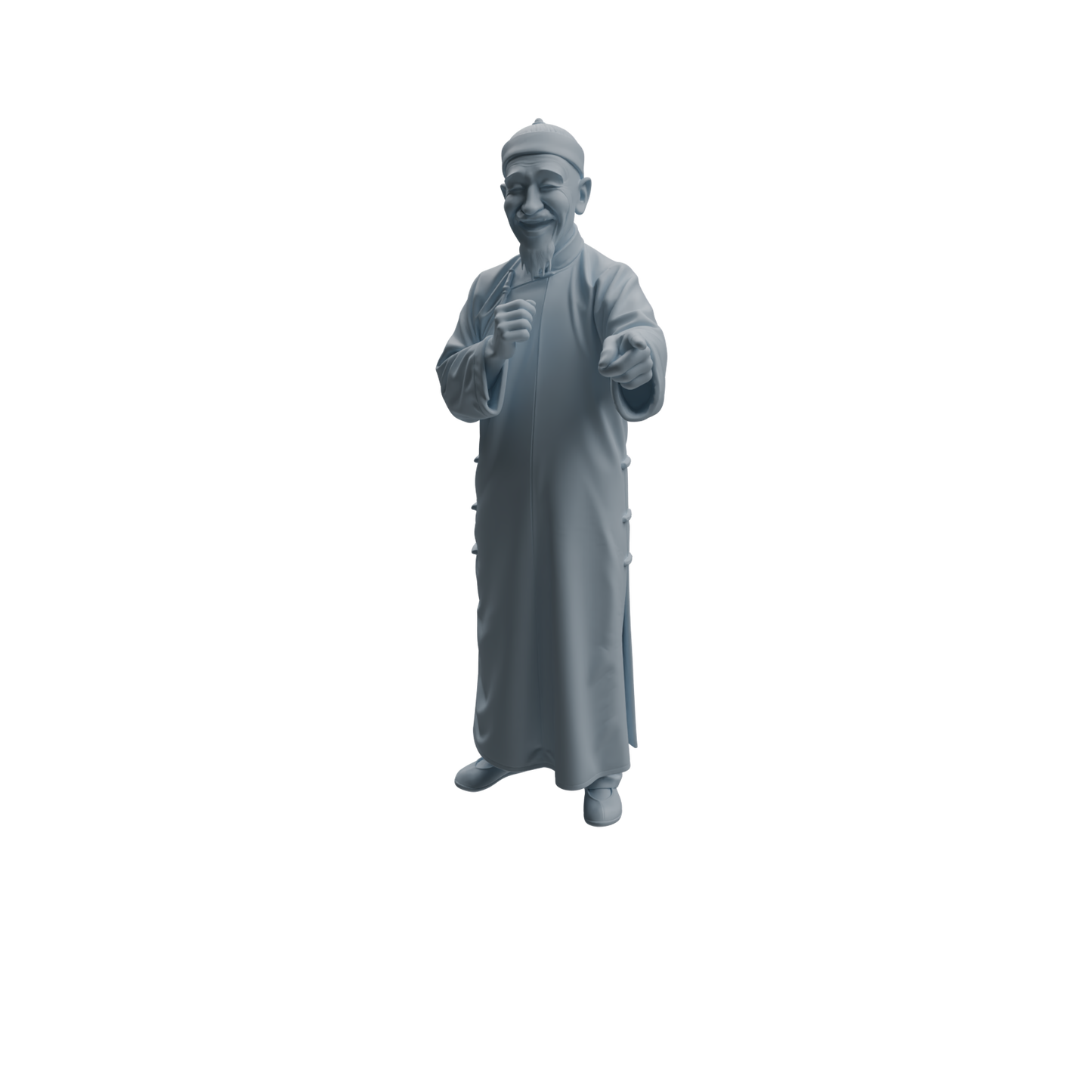 MRY-SFW LYTR987 Late Qing-Early Republic Teahouse Owner Character Modern Model 4 pcs