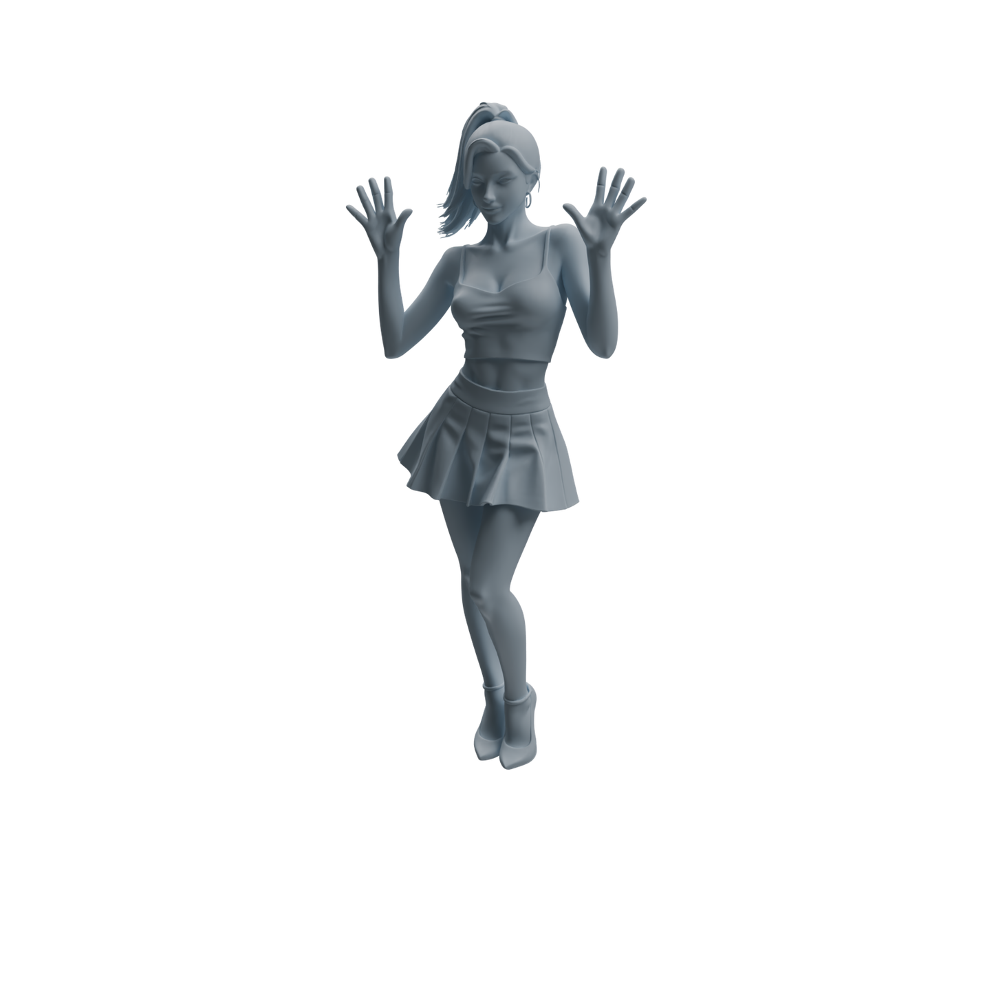MRY-SFW LYTR929 Nightclub Dancer Woman Character Modern Model 4 pcs