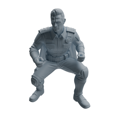 MRY-SFW LYTR951 Tactical Cape Uniform Man Character Modern Model 4 pcs