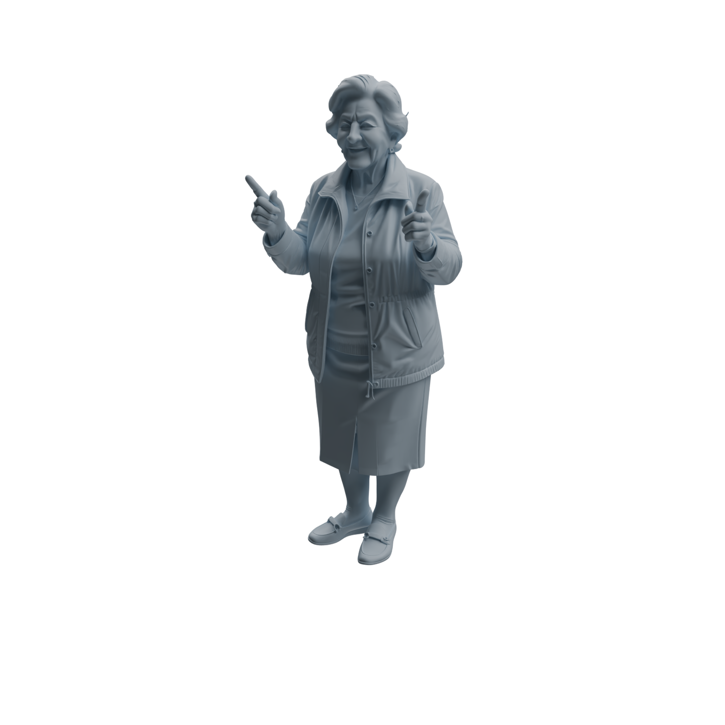 MRY-SFW LYTR1035 Interactive Elderly Character Modern Model 4 pcs