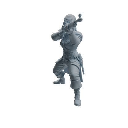 MRY-SFW LYTR1095 Multi-pose Female Pirate Character Modern Model 4 pcs