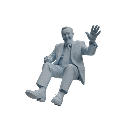 MRY-SFW LYTR1037 Joyful Interactive Elderly Character Modern Model 4 pcs