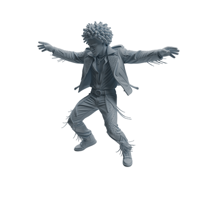 MRY-SFW LYTR927 Nightclub Dancer Man Character Modern Model 4 pcs