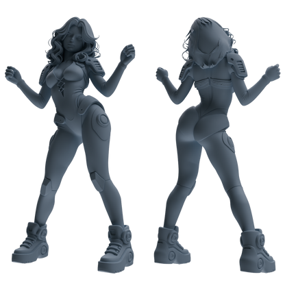 MRY-SFW LYTR878 Sci-Fi Modified Woman Figure Modern Model 4 pcs