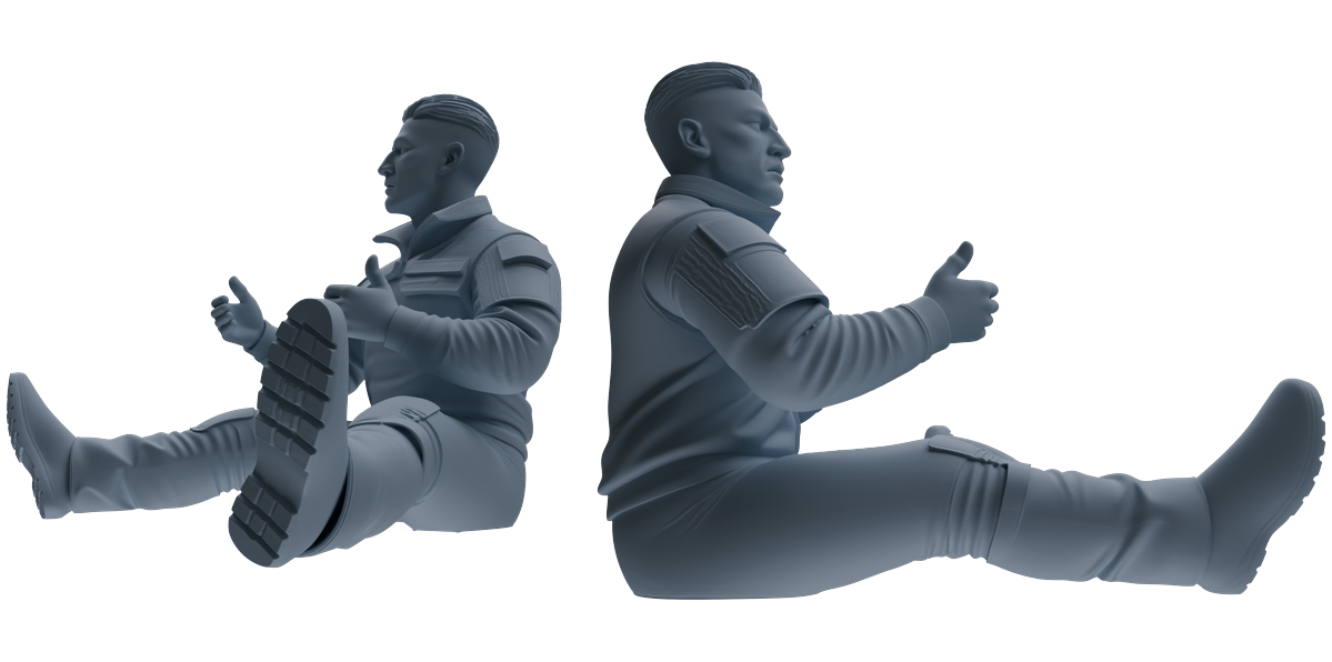 MRY-SFW LYGR685 Modern U.S. Military Six-Person Talking Group