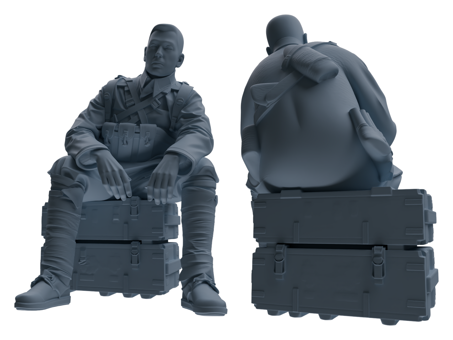 MRY-SFW LYGR608 Historical People's Liberation Army Seven-Person Rest Group