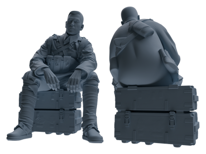 MRY-SFW LYGR608 Historical People's Liberation Army Seven-Person Rest Group