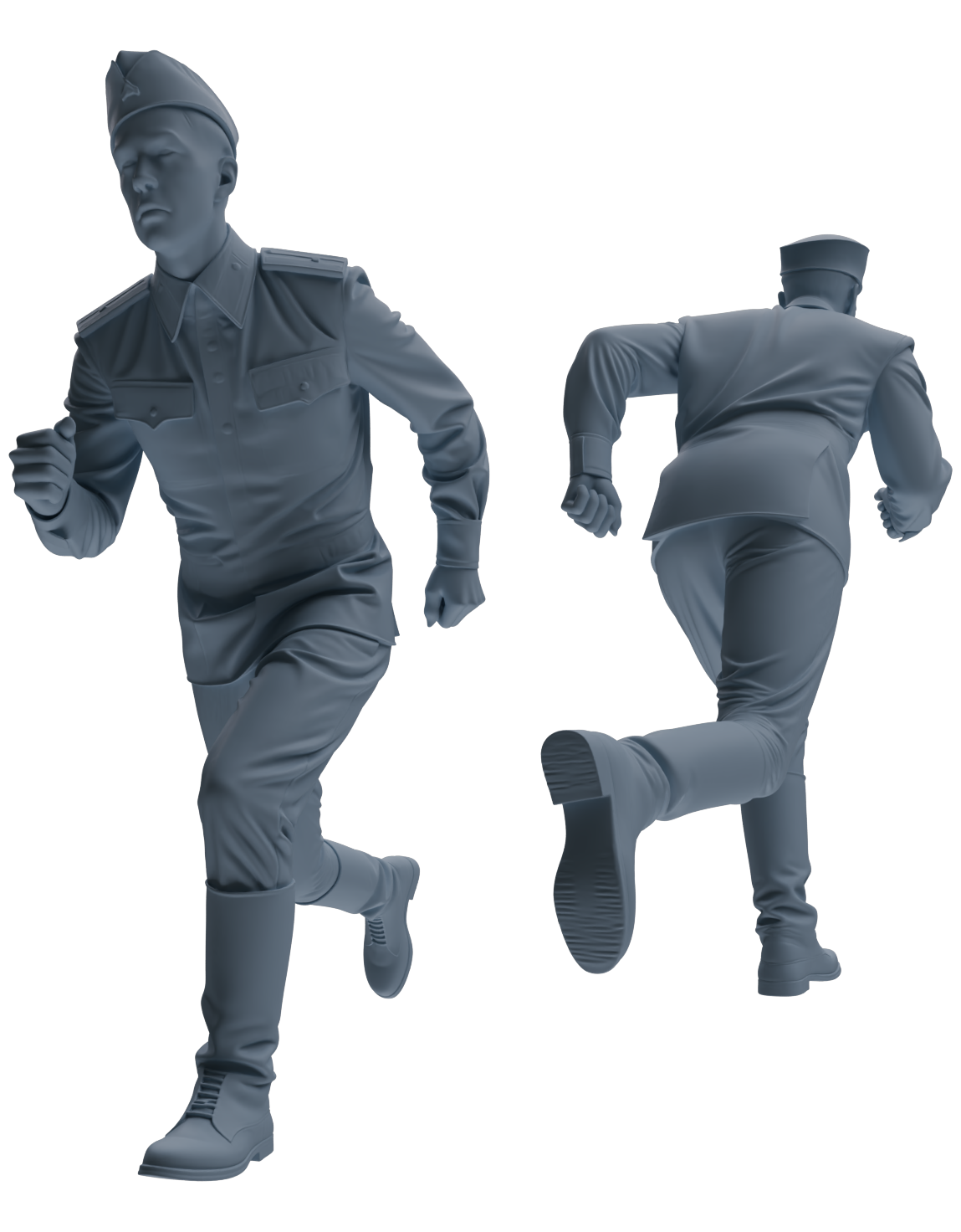 MRY-SFW LYGR731 WWII Soviet Army War Scene Six-Person Daily Routine Group