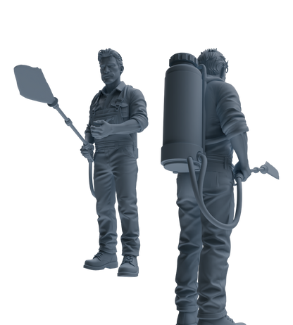 MRY-SFW LYTR906 Farm Worker Man Modern Model 4 pcs
