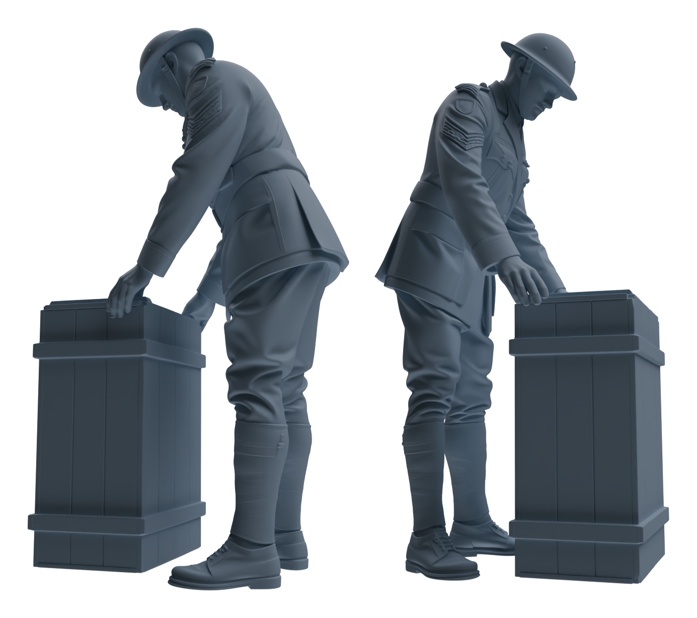 MRY-SFW LYGR604 Historical WWII British Army Six-Person Combat Readiness Group