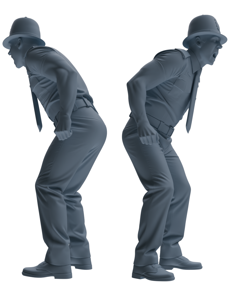 MRY-SFW LYGR806 Modern British Police Six-Person Punishment Group