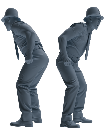 MRY-SFW LYGR806 Modern British Police Six-Person Punishment Group