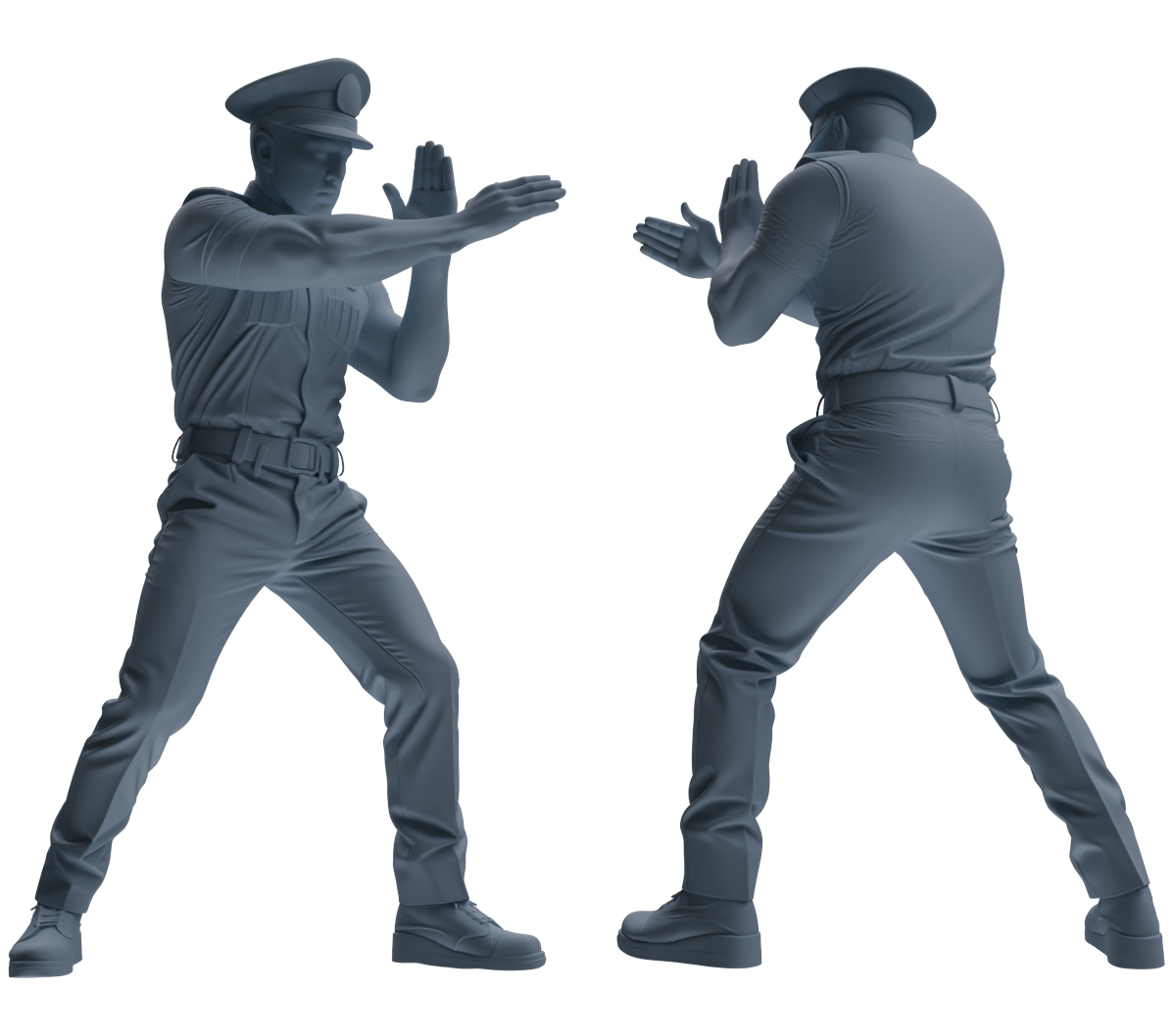 MRY-SFW LYGR763 Modern Hong Kong Police Six-Person Combat Group
